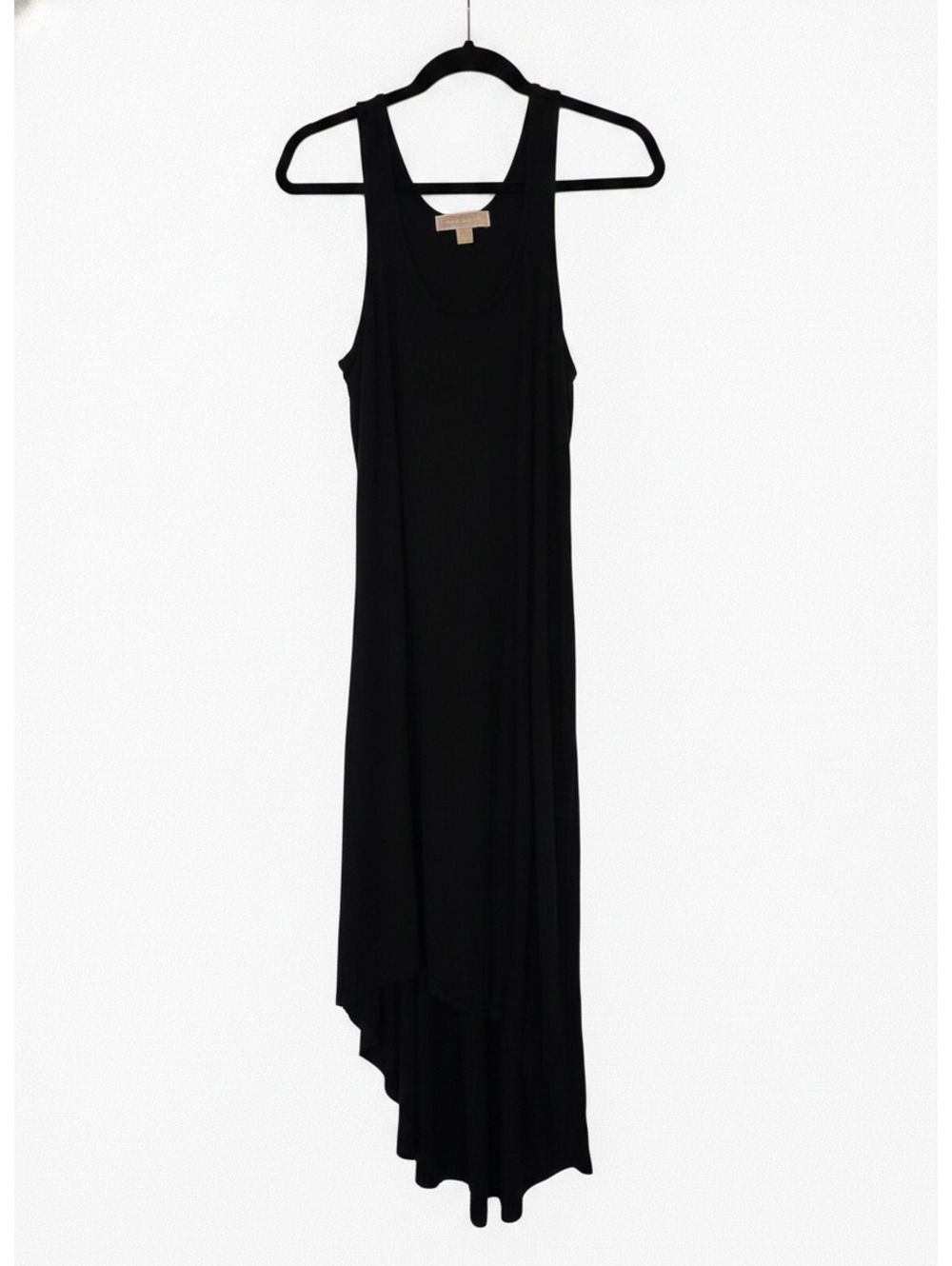 EUC Michael Kors Black Asymmetric Tank Dress Size M